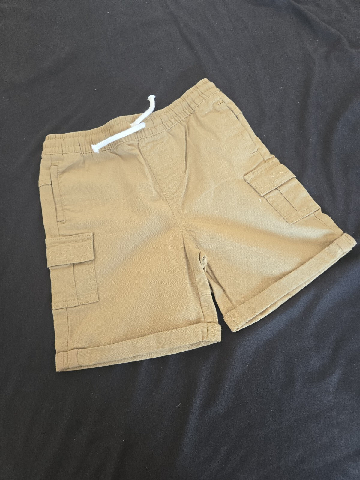 Primark Boys Khaki Cargo Shorts Age 5-6 New Without Tags