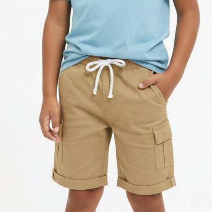 Primark Boys Khaki Cargo Shorts Age 5-6 New Without Tags