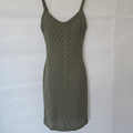 New Look Girls Khaki Crochet Knit Dress Age 12-13 NWOT