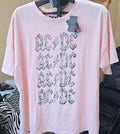 Matalan Women's Pink AC/DC Graphic Logo T-Shirt Short Sleeve Crew Neck Size XL