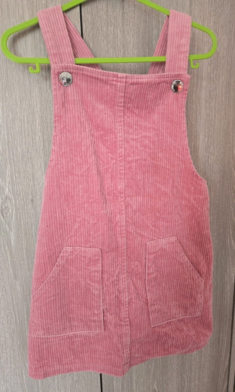 Primark Girls Corduroy Pinafore Dress Aged 3-4yrs Pink