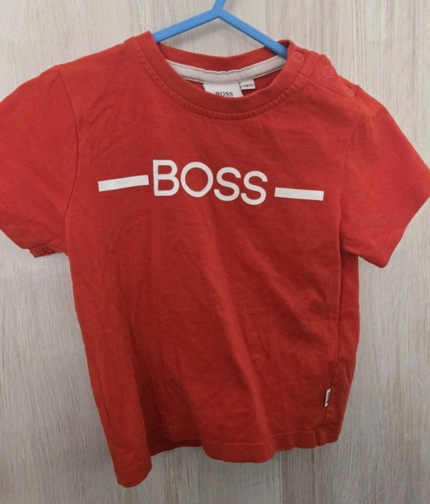 Hugo Boss Baby Red Logo T-Shirt 18 Months