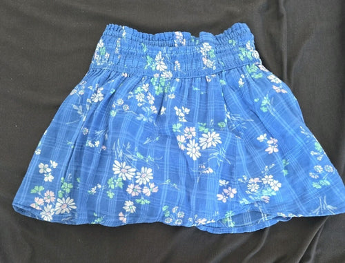 Abercrombie Kids Girls Blue Floral Skort Age 5-6 Years Perfect
