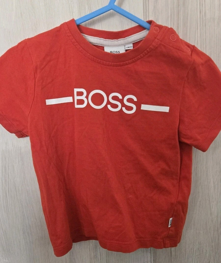 Hugo Boss Baby Red Logo T-Shirt 18 Months
