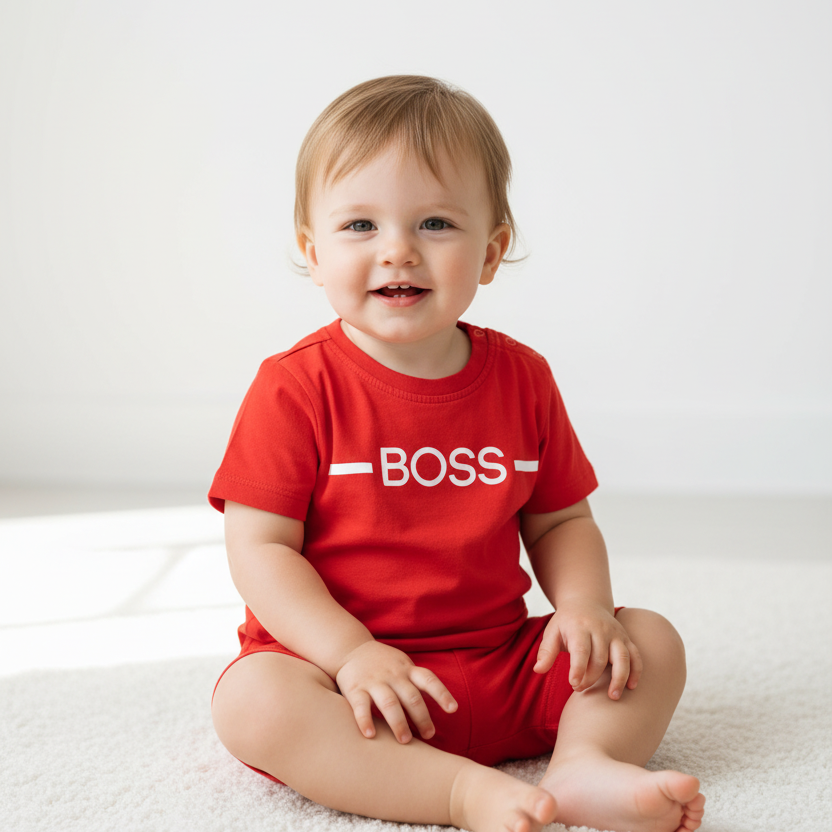 Hugo Boss Baby Red Logo T-Shirt 18 Months