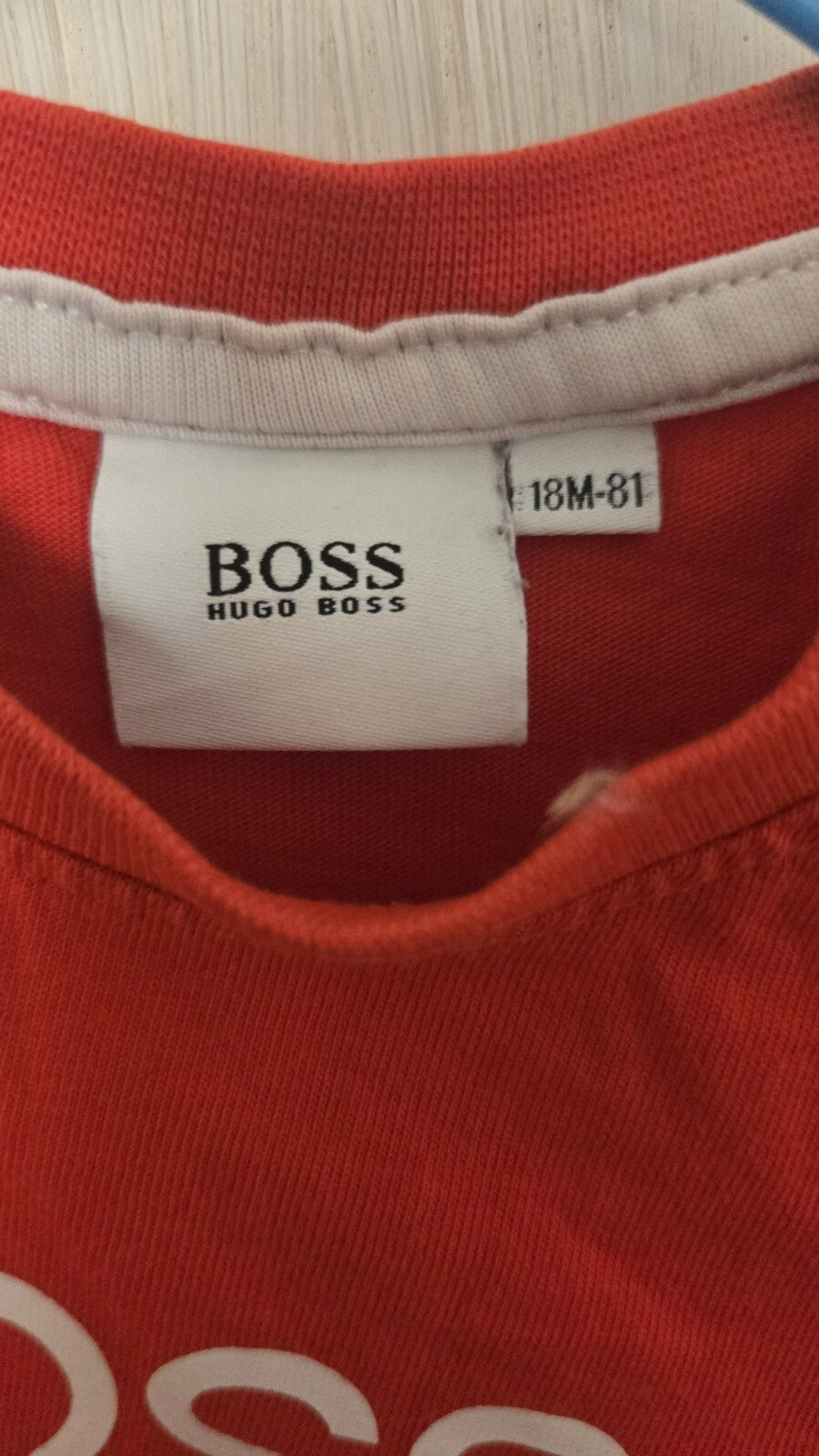Hugo Boss Baby Red Logo T-Shirt 18 Months